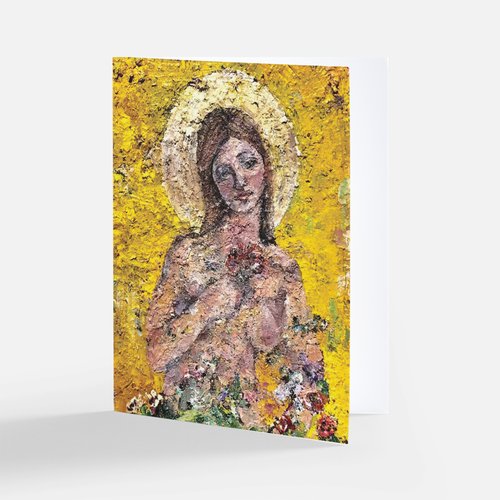 Venus with Flower Greeting Card