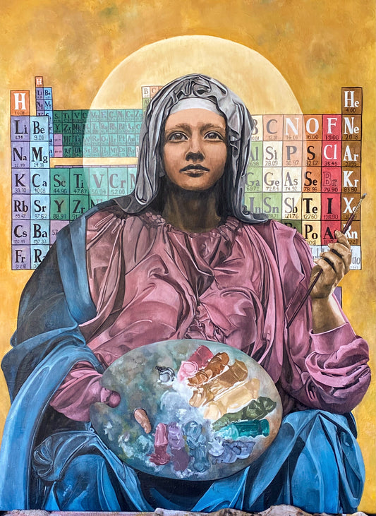 Our Lady of Creative Elements Matted Artwork Print