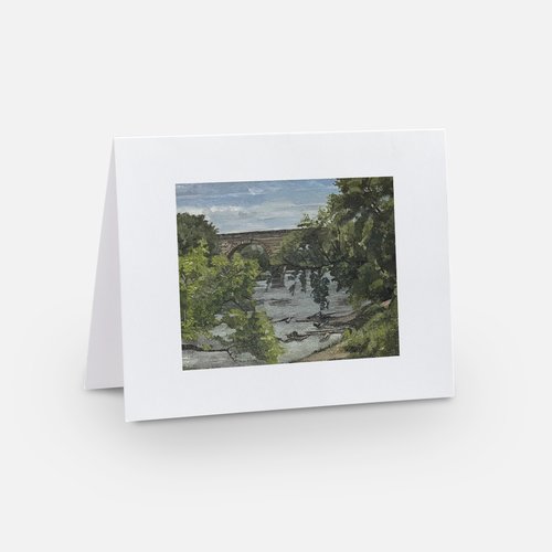 Stone Arch Bridge Greeting Card